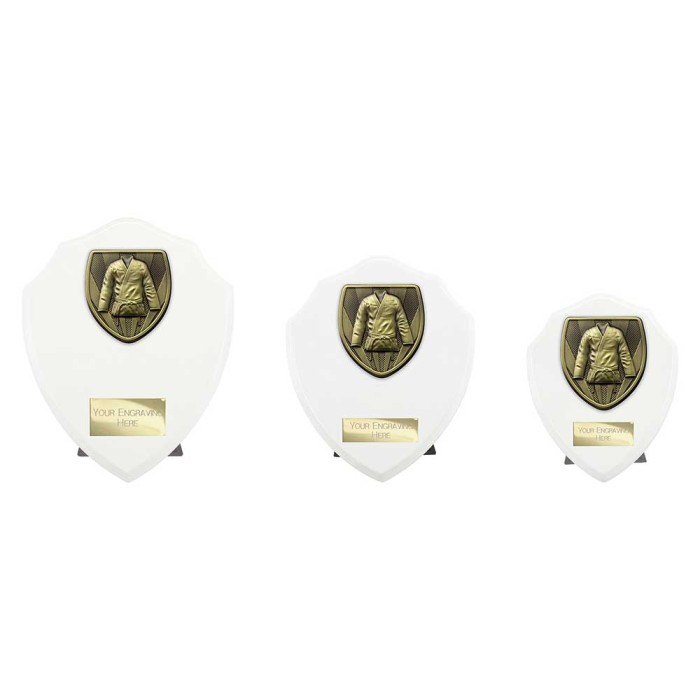 COBRA SHIELD MARTIAL ARTS TROPHY - 3 SIZES - 12.5CM - 17.5CM